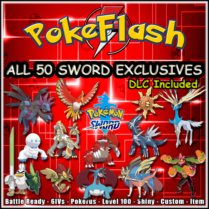 All 50 Pokémon Sword Exclusives (DLC Included) - PokeFlash
